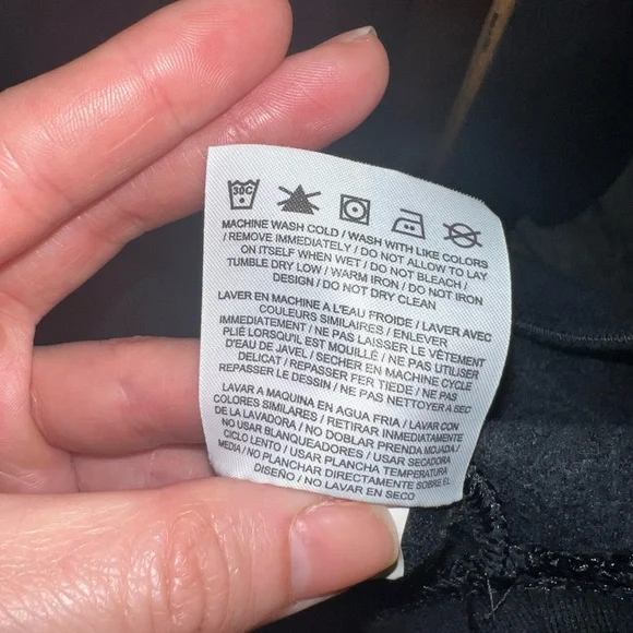 Nike pullover black slouchy hood hoody size small super comfortable ! - Picture 9 of 9